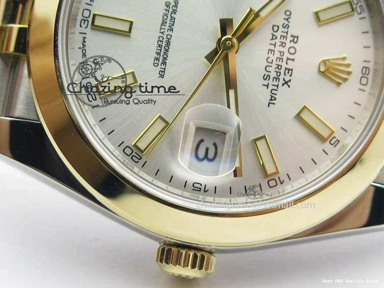 Best AAA Replica Sites On Dial Noob Silver Jubilee YG 126303 A 41mm Wrapped 1:1 Compact SS YG 3764 Bracelet Best Edition DateJust 0116